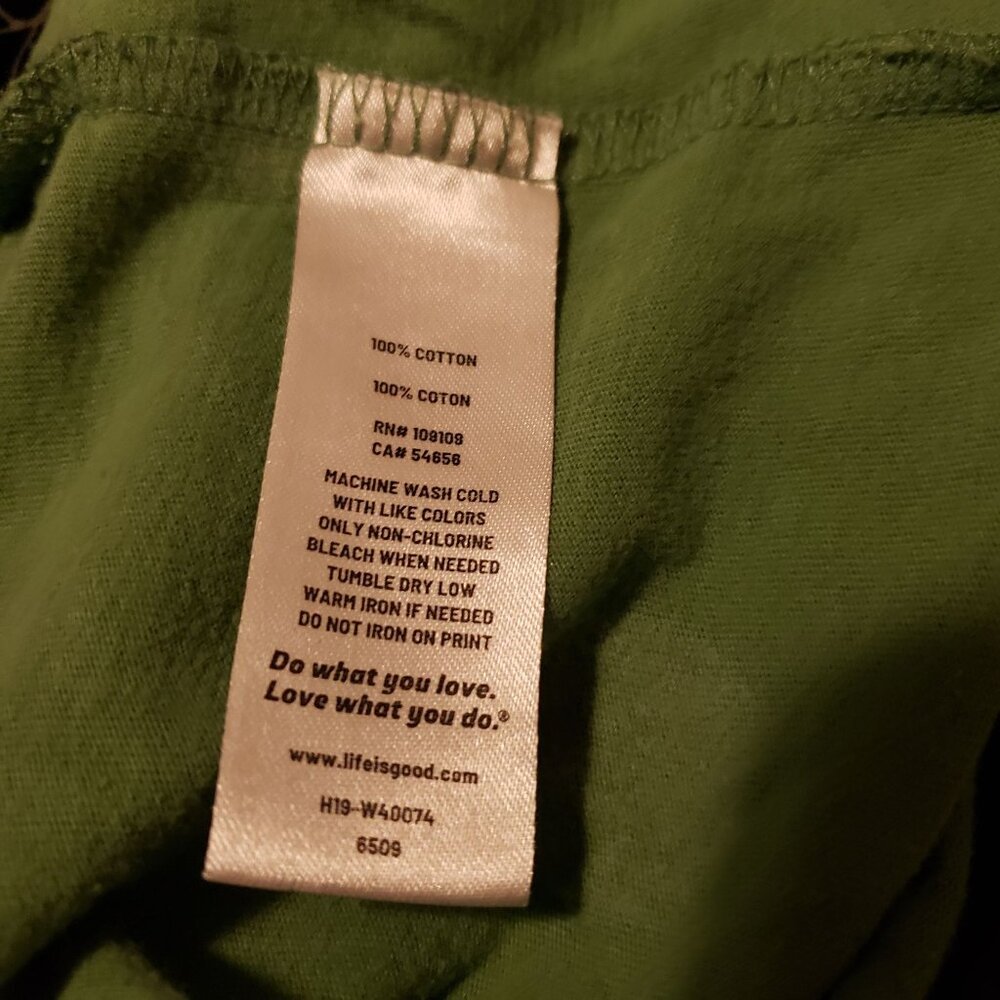 Life is Good Lounge Pajama Pant Green Polar Bear Size Large - Picture 4 of 5